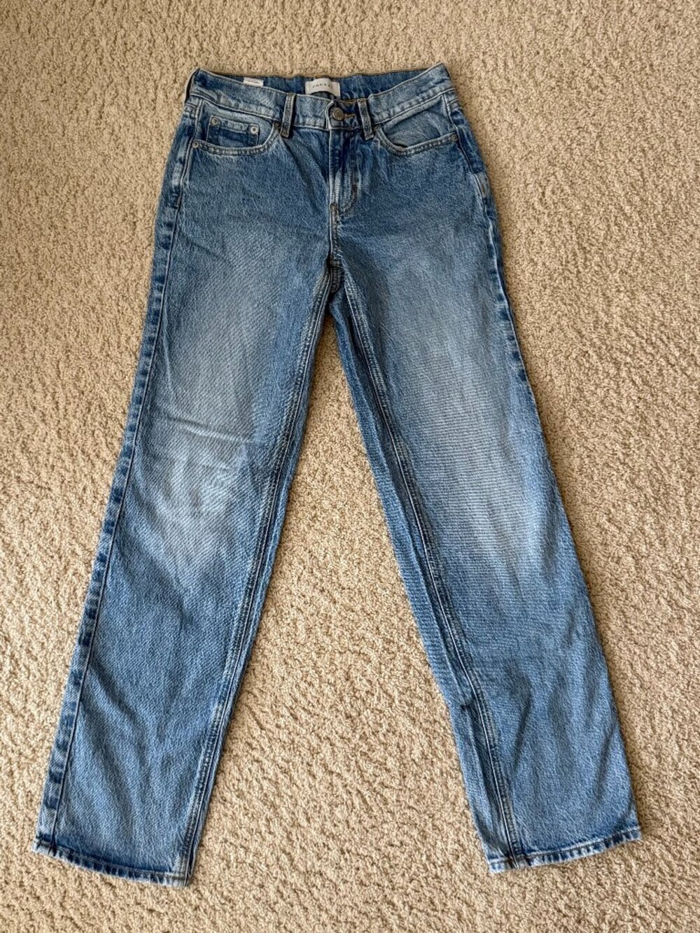 PacSun Jordyn Low Rise Straight Leg Jeans, Light Blue, Used, Size 23